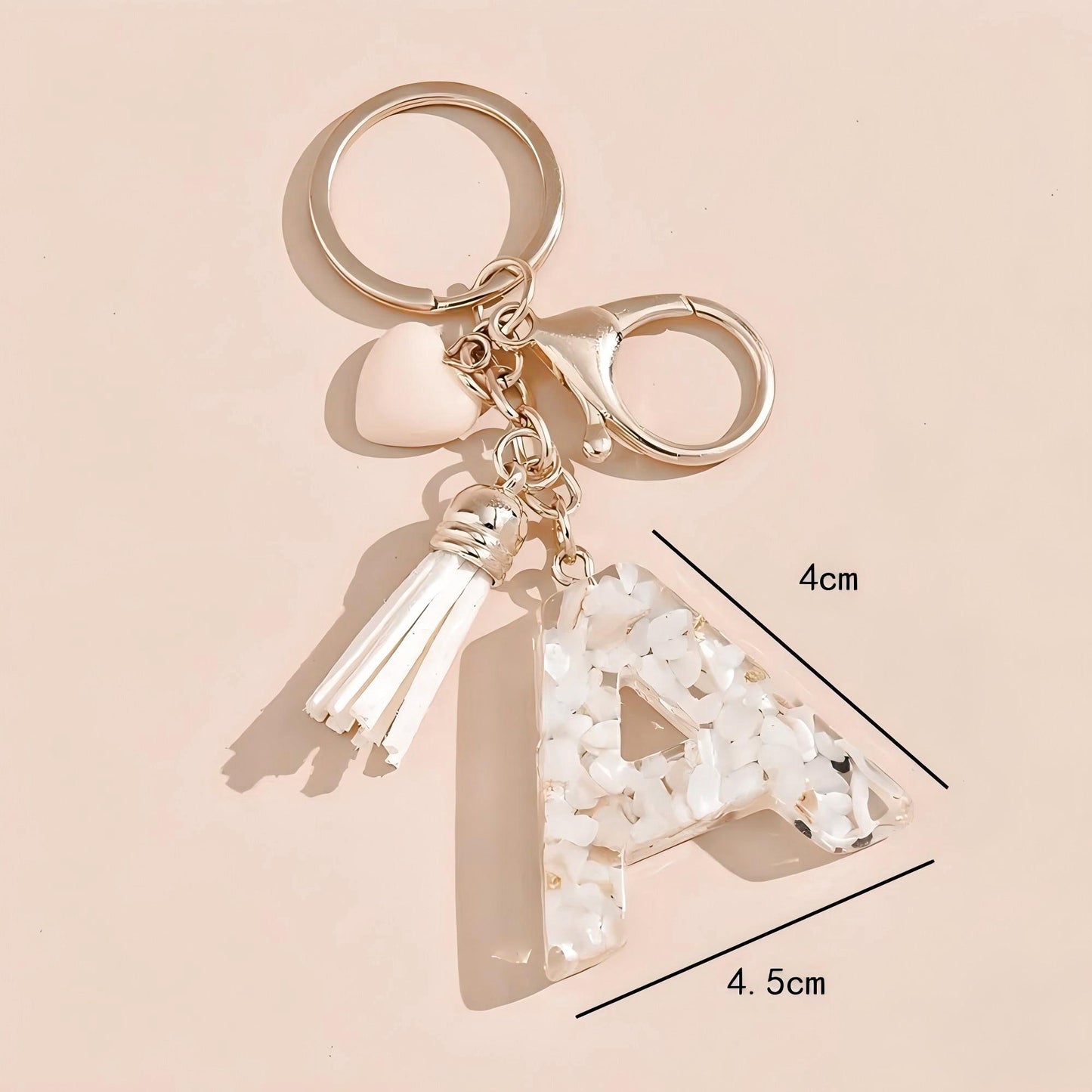 Acrylic Letter Pendant Tag for Girls