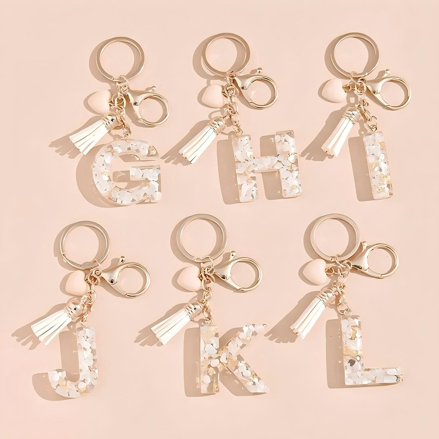 Acrylic Letter Pendant Tag for Girls