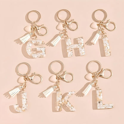 Acrylic Letter Pendant Tag for Girls