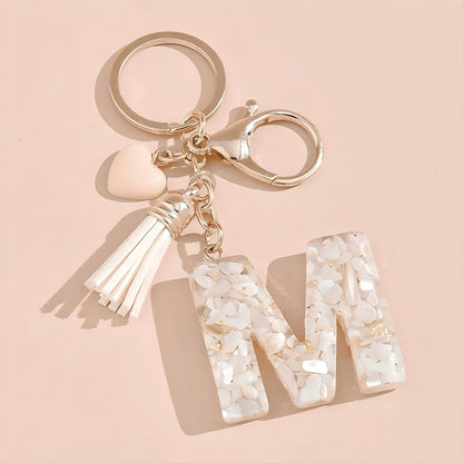 Acrylic Letter Pendant Tag for Girls