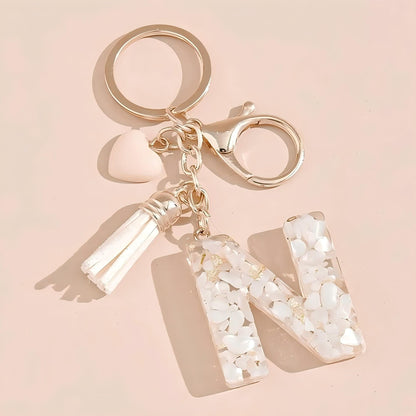 Acrylic Letter Pendant Tag for Girls
