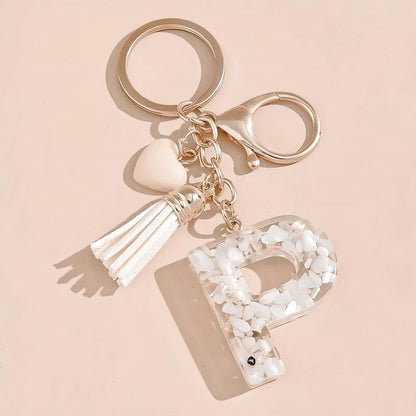 Acrylic Letter Pendant Tag for Girls