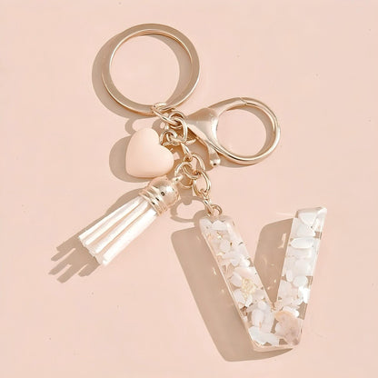 Acrylic Letter Pendant Tag for Girls