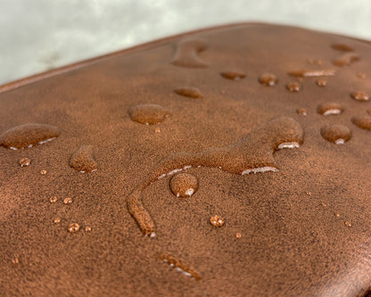 Personalize Vegan Leather Toiletry Bag for Men